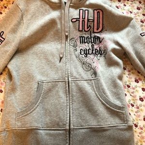 Hooded Harley Davidson Jacket